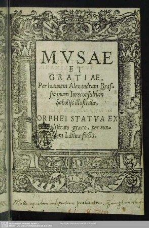 Mvsae Et Gratiae