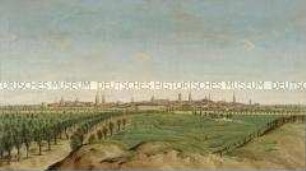 Blick auf Berlin vom Tempelhofer Berg