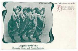 Original-Burston's Gesangs-, Tanz- und Possen-Ensemble.