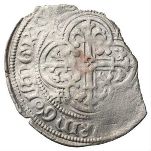 Fundmünze, Meißner Groschen, um 1393 - 1395