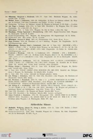 Altfürstliche Häuser (Nr. 407-1383)