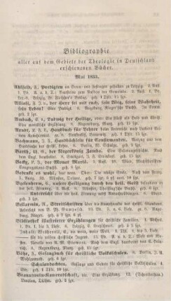 91-96 Bibliographie deutscher theologischer Bücher