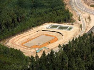 Hermsdorf : Bundesautobahn A 9, Abfahrt Bad Klosterlausnitz