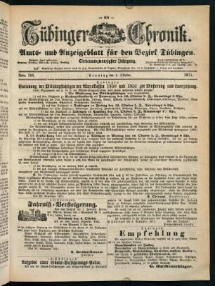 805-824, 1. Oktober (Nro. 191) - 7. Oktober (Nro. 195)
