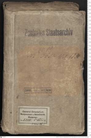 Klassifikationsanschläge Amt Labyschin (Labischin), Band 2