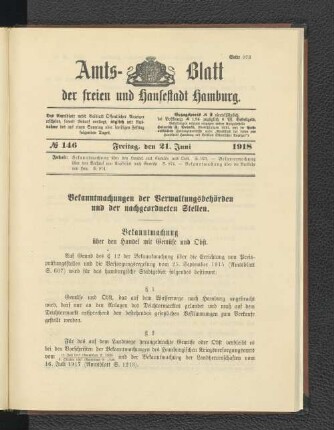 No. 146, 21. Juni 1918