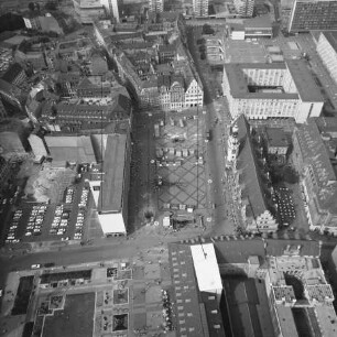 Marktplatz von Leipzig : Blickrichtung Norden
