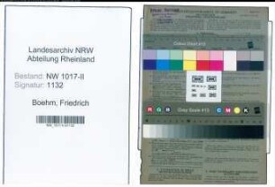 Entnazifizierung Friedrich Boehm , geb. 09.02.1912 (Kraftfahrzeugmonteur)