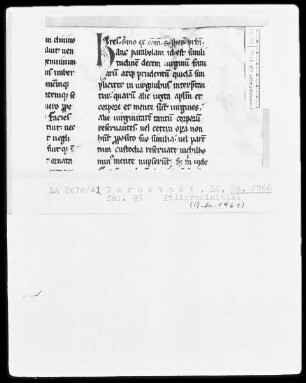 Lectionarium officii — Initiale H, Folio 95 recto