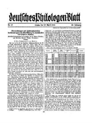 Übertreibungen und Zahlenphantasien im Kampf gegen die Überfüllung der Hochschulen und höheren Schulen : (Schluß)