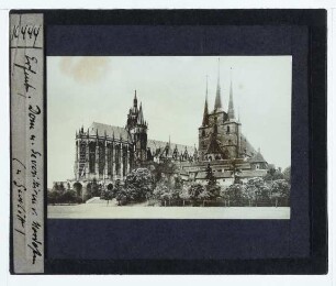 Erfurt, Dom : Fernsicht von NO