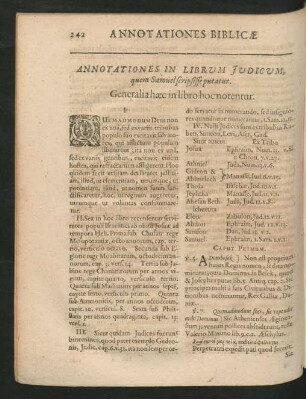 Annotationes In Librum Judicum quem Samuel scripsisse putatur.