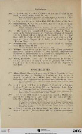 Sportblätter (Nr. 297-315)