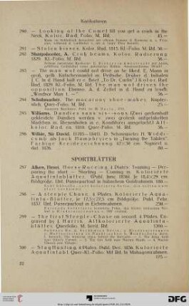 Sportblätter (Nr. 297-315)