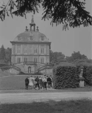 Moritzburg. Fasanenschlößchen, Südfassade mit Freitreppe