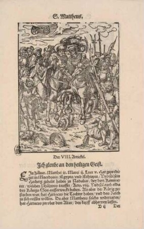 Das Martyrium des heiligen Matthäus