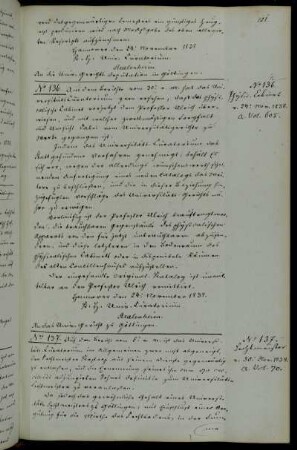 Anfertigen eines Katalogs der Gegenstände des physikalischen Kabinetts; Auslagerung von derzeit unbrauchbaren Gegenständen.