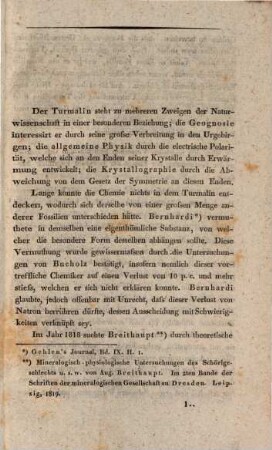 Chemische Untersuchung mehrerer Fossilien, welche zu der Gattung des Turmalins gehören : Eine Inaugural-Dissertation