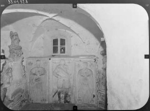 Jänkendorf-Ullersdorf (Waldhufen-Ullersdorf). Georgskirche (17. Jh., Anbau 1720). Inneres