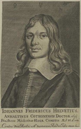 Bildnis des Johann Friedrich Helvetius