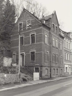 Mylau, Wohnhaus : Mylau. Wohnhaus (um 1890), Netzschkauer Straße 35. Straßenansicht