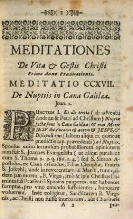 Verba Vitae Aeternae : Ex Qvatvor Evangelistis Deprompta Atque In Argvmenta Qvotidianae Meditationis Digesta, 2