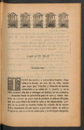 Capítulo XXVI - Trabajo fino