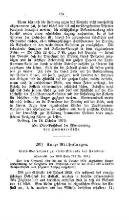 Kurze Mittheilungen : [V. Elementarschulwesen]