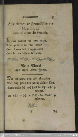 Neue Moral aus einer alten Fabel