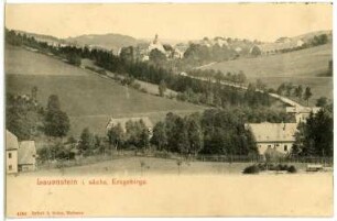 Lauenstein. Blick auf Lauenstein