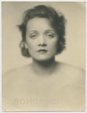 Marlene Dietrich (Berlin, 1929) (Archivtitel)
