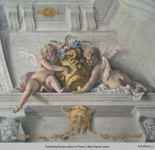 Innendekoration mit Adonis' Abschied von Venus