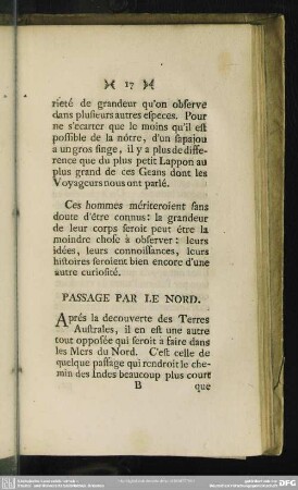 Passage Par Le Nord