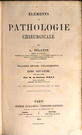 Éléments de pathologie chirurgicale, 2