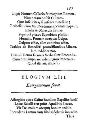 Elogivm LIII. Energumenum sanat.