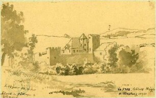 Möggingen Landschaft mit Schloss