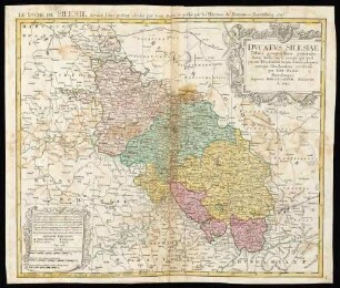 Ducatus Silesiae Tabula geographica