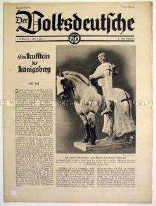 Halbmonatszeitschrift "Der Volksdeutsche" u.a. zur Marienburg in Preußen