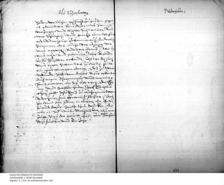 WIMPFEN im TAL, STIFT ST. PETER: Sammlung von Urkundenabschriften über die dem Stift St. Peter zu Wimpfen im Tal abgabepflichtigen Güter und sonstigen Gerechtigkeiten