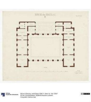 Börse in Breslau, erste Etage, Blatt 11