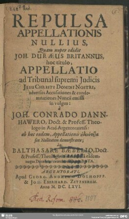 Repulsa appellationis nullius