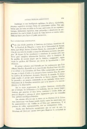 Las literaturas americanas