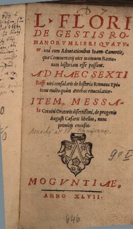 De gestis Romanorum : lib. 4