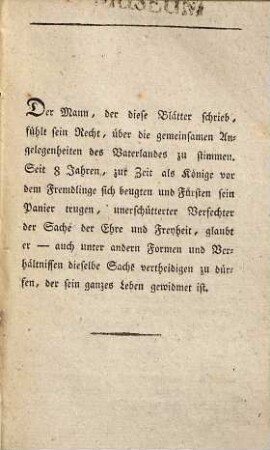 Die Regenten und die Regierten : dem Congresse zu Wien gewidmet