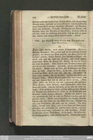 VIII. Zu Gott dem Sohn um Vergebung der Sünden.