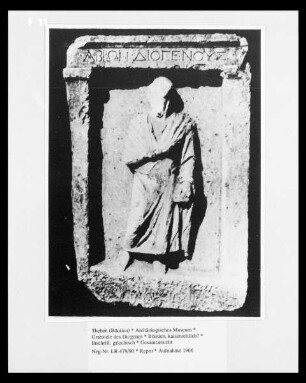 Grabstele des Diogenes