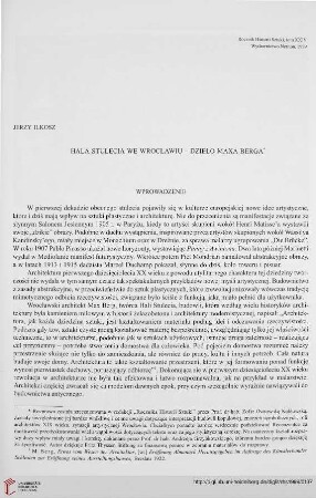 24: Hala Stulecia we Wrocławiu : dzieło Maxa Berga