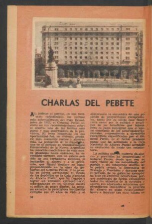 Charlas del Pebete