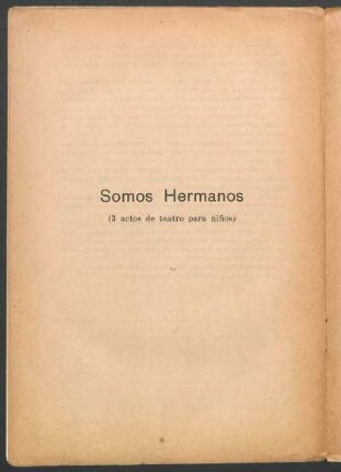 Somos hermanos