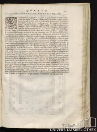 Del tempio di Marte Cap. XV